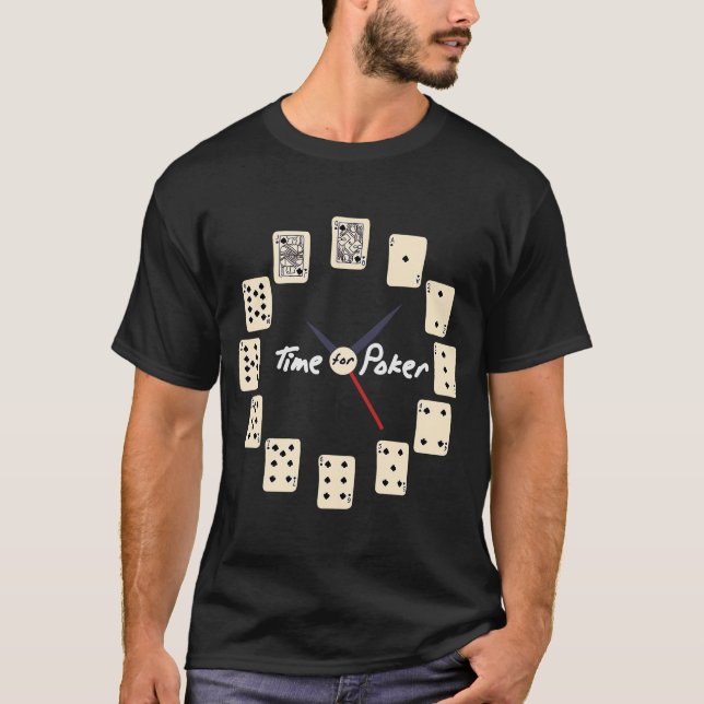 Kartenspiele-Turnierzeit für den Poker T-Shirt (Vorderseite)