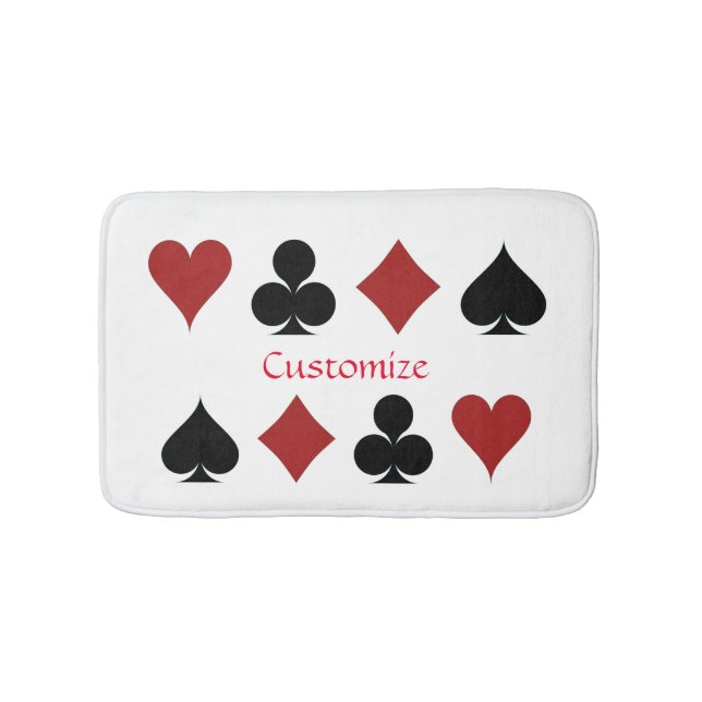 Kartenspielen Anzug Thunder_Cove Badematte (Vorderseite)