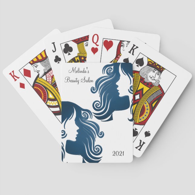 Kartenspielen Deck Schönheitssalon Spielkarten (Rückseite)