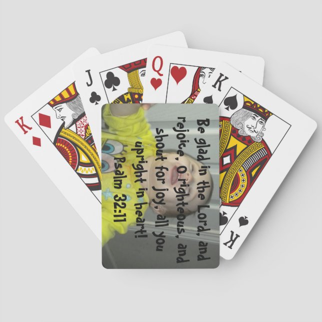 Kartenspielen der Bibelschrift Spielkarten (Rückseite)