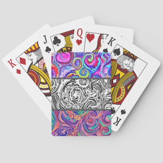 Kartenspielen in abstrakt spielkarten (Rückseite)