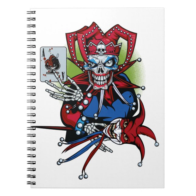 Kartenspielen, Joker T - Shirt Trucker Hat Schlüss Notizblock (Vorderseite)