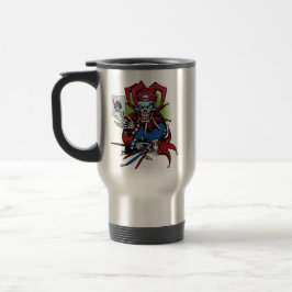 Kartenspielen, Joker T - Shirt Trucker Hat Schlüss Reisebecher
