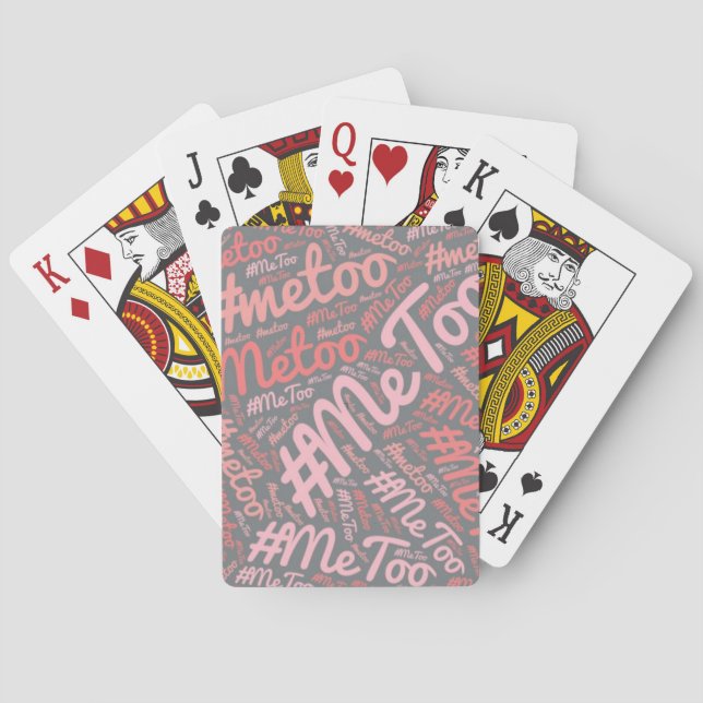 Kartenspielen - Kartenspiel - Spiele - #MeToo Spielkarten (Rückseite)