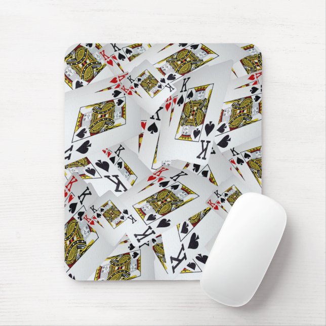 Kartenspielen Kings Layered, Mousepad (Mit Mouse)