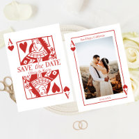 Kartenspielen Las Vegas Save the Date Hochzeit