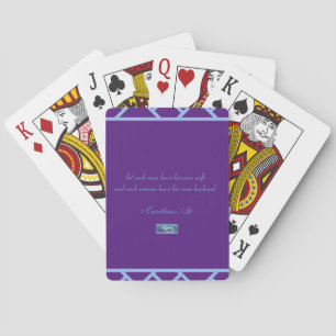 Kartenspielen (Lila Dreiecke)RFPMDesign ©️ 2024 Spielkarten