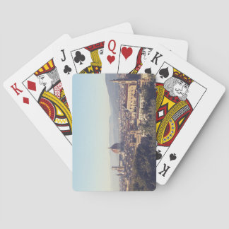 Kartenspielen mit Foto von Italien Spielkarten