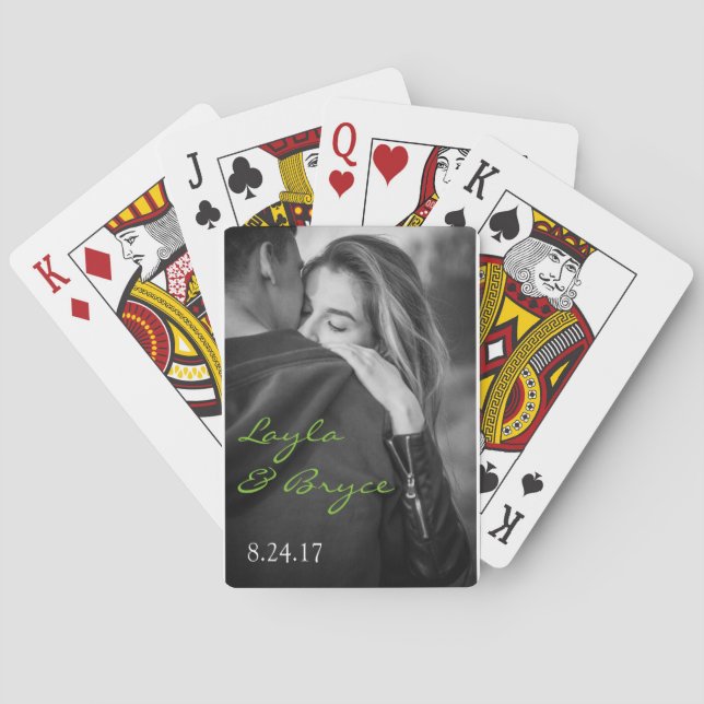 Kartenspielen oder Hochzeitsgast-Verlobung Spielkarten (Rückseite)