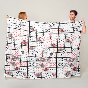 Kartenspielen Poker Euchre Throw Blanket Fleecedecke