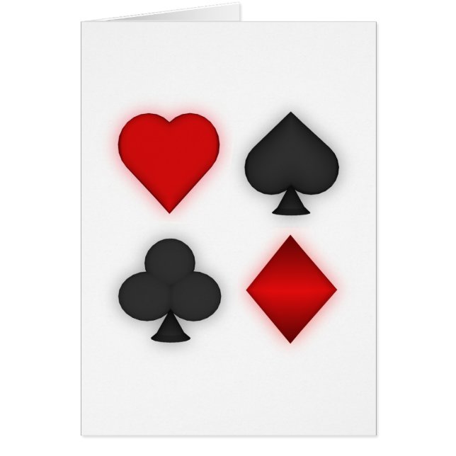 Kartenspielen von Anzügen: (Vorne)