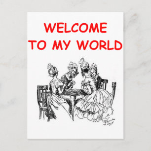 Kartenspieler Postkarte