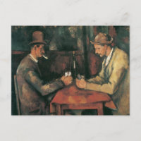 Kartenspieler von Paul Cezanne, Vintage Kunst