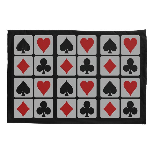 Kartenspielerkassetten Kissenbezug (Rückseite)
