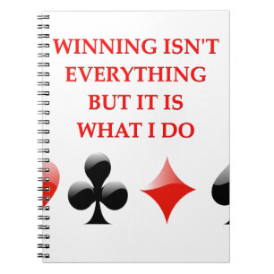 Kartenspielerwitz Notizblock