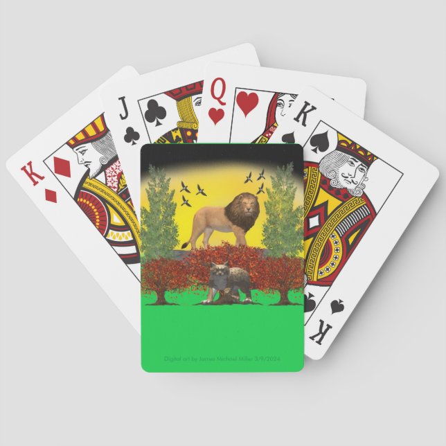 Kartenstapel von James Michael Miller Spielkarten (Rückseite)