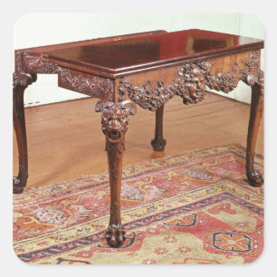 Kartentabelle, c.1740 quadratischer aufkleber