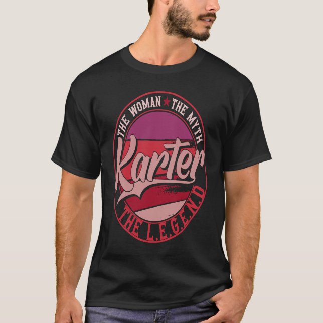 Karter die Lady des Mythos der Legende T-Shirt (Vorderseite)