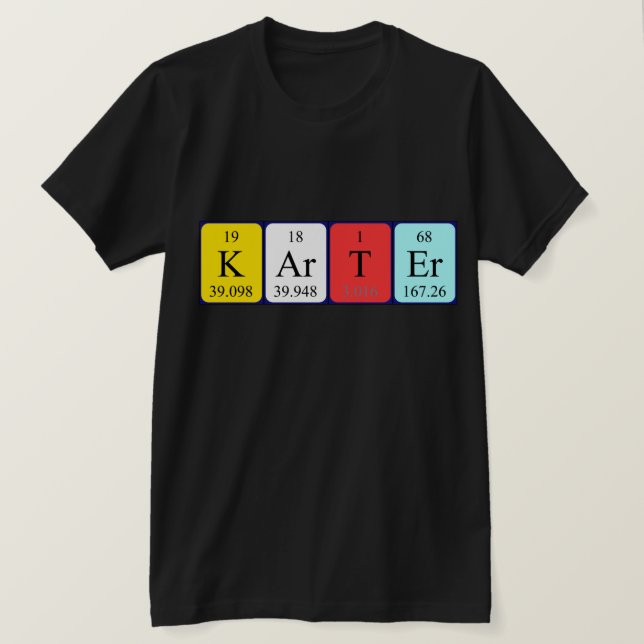 Karter Periodenname Shirt (Design vorne)
