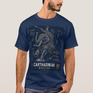 Karthagischer Krieger Blueprint T-Shirt
