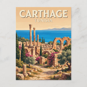 Karthago Tunesien Postkarte