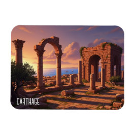 Karthago Tunesien Reise Magnet