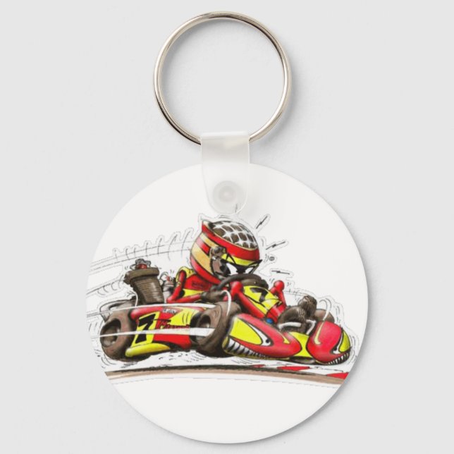 Karting-Schlüsseltür Schlüsselanhänger (Vorderseite)