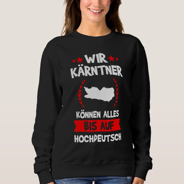 Kärtner Österreich Sweatshirt (Vorderseite)