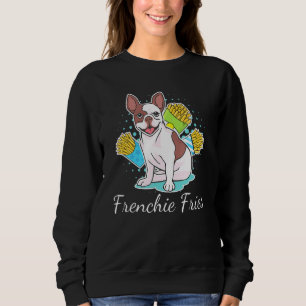 Kartoffel Frenchie Pommes Süße Französische Bulldo Sweatshirt
