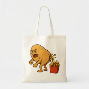 Kartoffel-Kotzende Pommes Frites l Lustige Pommes  Tragetasche