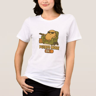 Kartoffel-Modus – Faules Leben aktiviert Tri-Blend Shirt