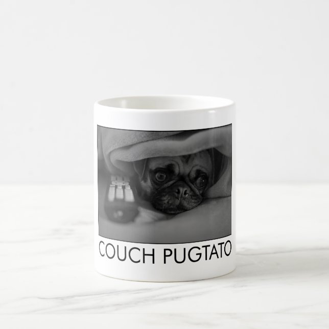 KARTOFFEL-MOPS-KAFFEE-TASSE DER COUCH-PUGTATO KAFFEETASSE (Mittel)