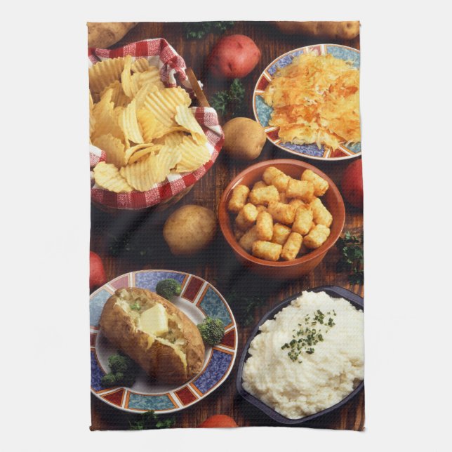 Kartoffel-Nahrungsmittel Handtuch (Vertikal)