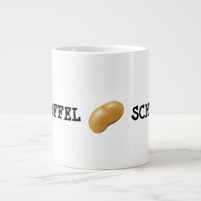 Kartoffel-Schtream Jumbo Tasse (Vorderseite)
