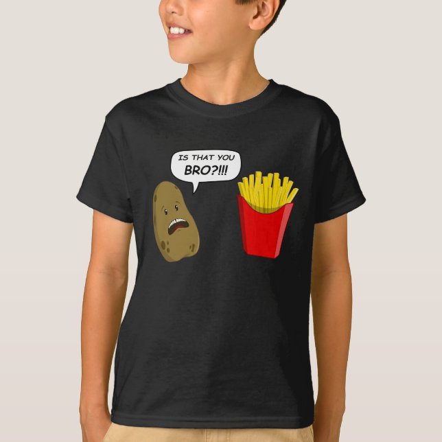 Kartoffel und Fischrogen T-Shirt (Vorderseite)