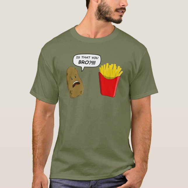 Kartoffel und Fischrogen T-Shirt (Vorderseite)