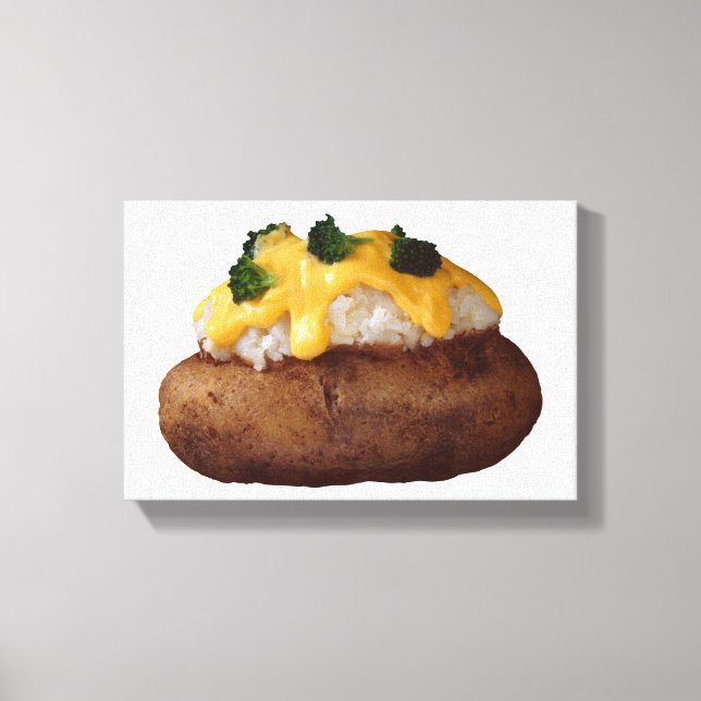 Kartoffelbrei Leinwanddruck (Vorderseite)