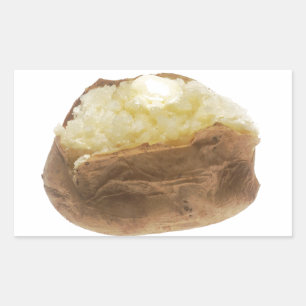 Kartoffelbrei Rechteckiger Aufkleber