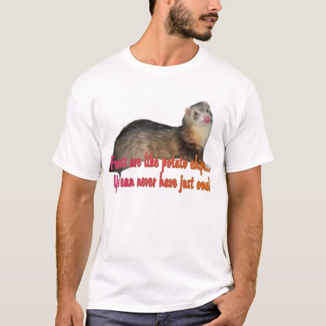 Kartoffelchip-Frettchen T-Shirt (Vorderseite)