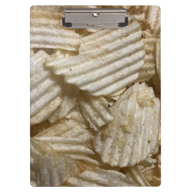 Kartoffelchips Klemmbrett (Vorderseite)