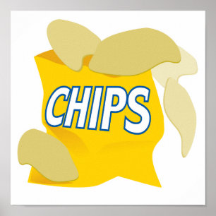 Kartoffelchips Poster