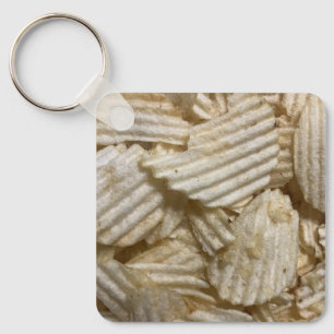 Kartoffelchips Schlüsselanhänger