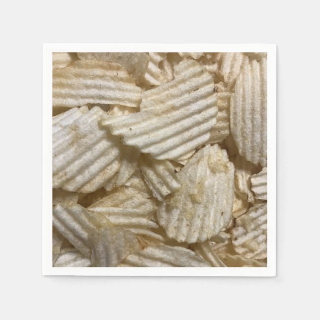 Kartoffelchips Serviette (Vorderseite)