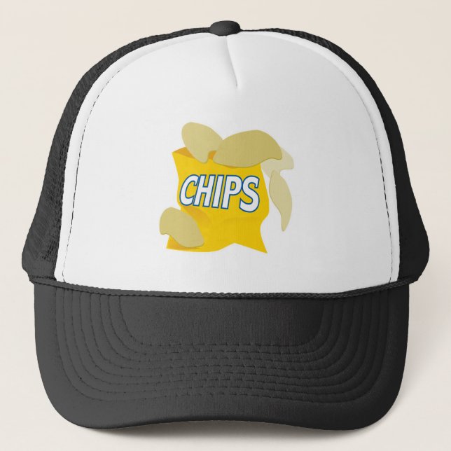 Kartoffelchips Truckerkappe (Vorderseite)