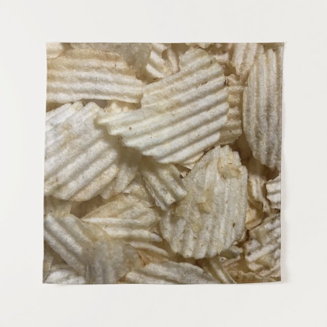 Kartoffelchips Wandteppich (Vorderseite)