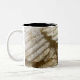 Kartoffelchips Zweifarbige Tasse