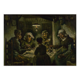 Kartoffelessen von Vincent Van Gogh Fotodruck