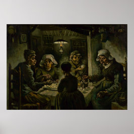 Kartoffelessen von Vincent Van Gogh Poster
