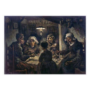 Kartoffelesser   Van Gogh   Fotodruck
