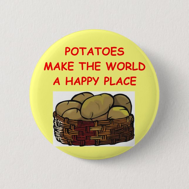 Kartoffelkartoffeln Button (Vorderseite)